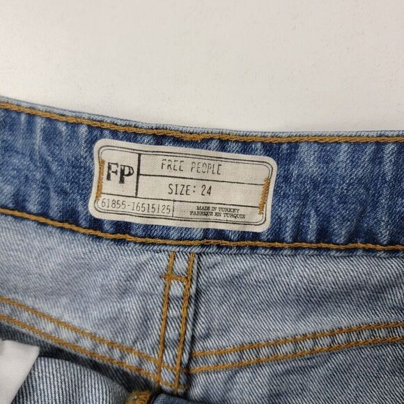 Free People Blue Floral Embroidered Mini Skirt - Picture 3 of 11